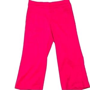 Cartonnier Woman Fuchsia Linen Casual Dress Pants Size M